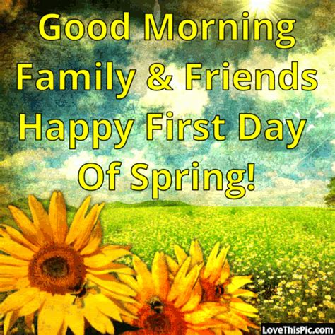 10 New Good Morning Happy First Day Of Spring Quotes First Day Of