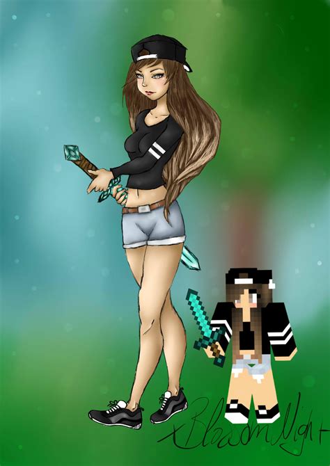 My Skin In Minecraft By Xblossomnight On Deviantart