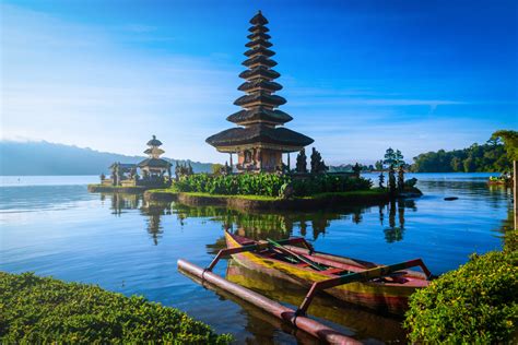Indonesien Bali Pura Ulun Danu Bratan Tempel Wasser Reiseblog