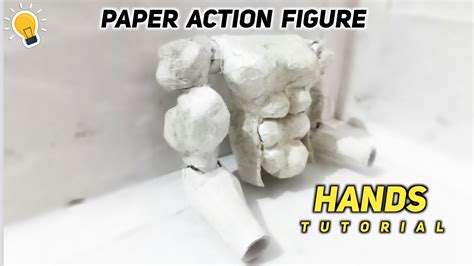 How To Make Action Figure Hand Out Of Paper Paper Action Figure As