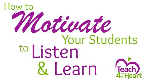 How To Motivate Your Students To Listen And Learn Part 1 How Can I Get