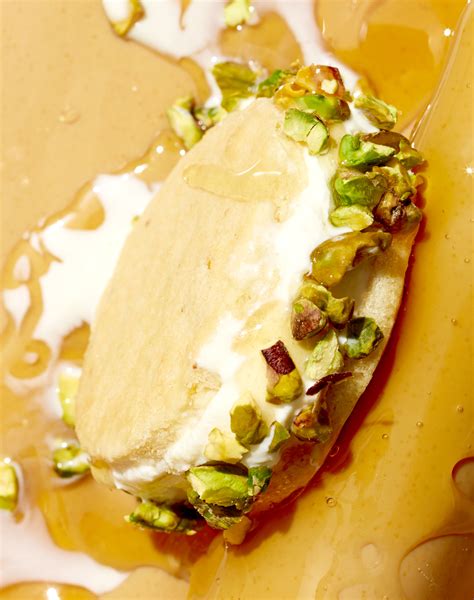 Now place back in the freezer to continue hardening. Honeyed Pistachio Ice Cream Sandwich - Gather Journal