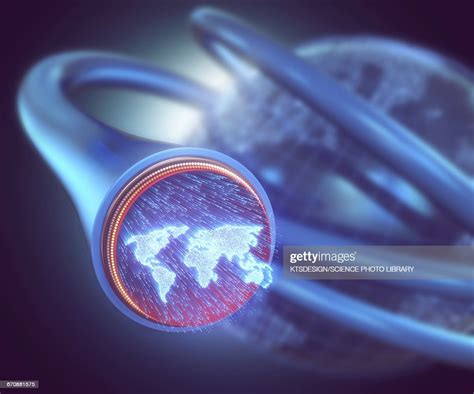 Fibre Optic World Map Illustration High Res Vector Graphic Getty Images