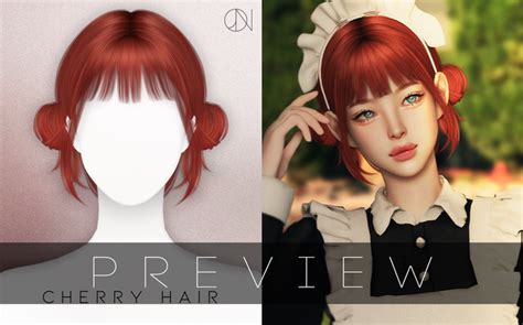 Jino Hair N9 Cherry Early Access Jino On Patreon In 2023 Sims