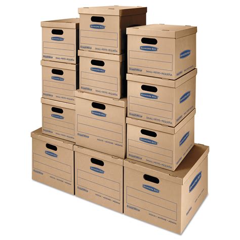 Fellowes Smoothmove Classic Moving And Storage Boxes Assorted Sizes