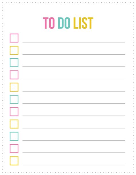 10 Best Cute To Do List Printable Template Pdf For Free At Printablee