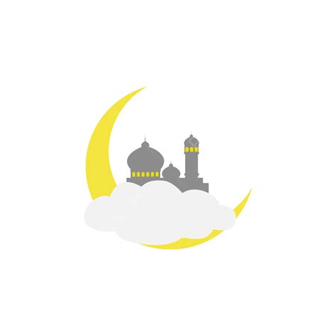 Gambar Reka Bentuk Ucapan Islam Ramadan Mubarak Dengan Elemen Warna