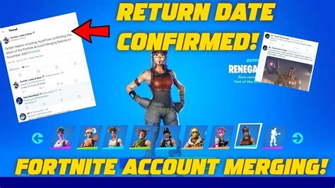 Fortnite Account Merging Confirm By Epic Games 2021 Youtube
