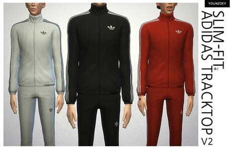The Sims 4 Costume Adidas Track Top Am Naver Blog Ts4 Cc