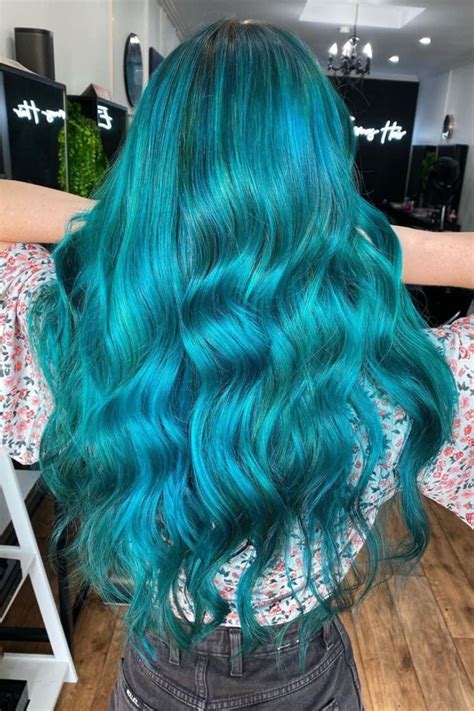 Aquamarine Turquoise Hair Color Mermaid Hair Color Turquoise Hair