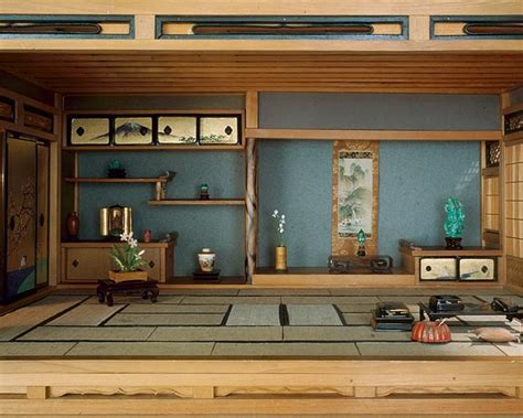 Traditional Nuance For Japanese Interior Design With Calm Wall Paint