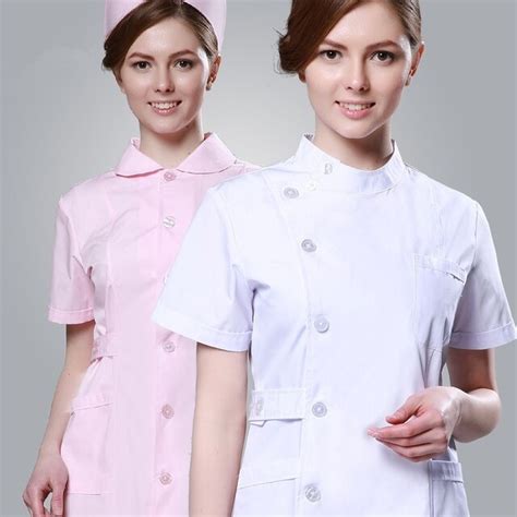 2017 Cheap Short Sleeve Slim Fit Nurse Clothing Medical And Spa Uniforms White Scrubs