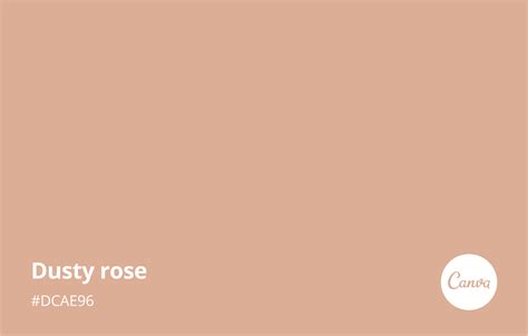 Get sample codes, similar colors and more in this page. Dusty Rose Meaning, Combinations and Hex Code - Canva ...