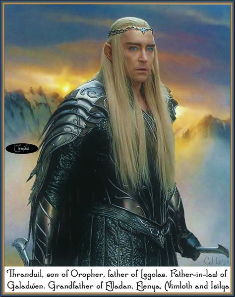 Thranduil Son Of Oropher Father Of Legolas By Cjlutje On Deviantart