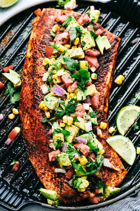 Awesome Grilled Salmon With Avocado Salsa The Recipe Critic