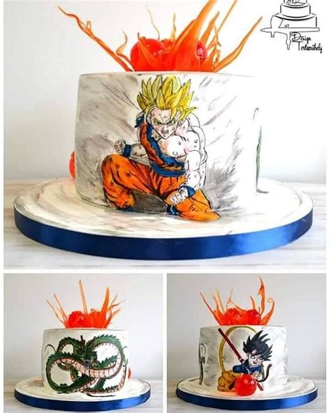 Dragon Ball Cake Cake By Krisztina Szalaba Anime Cake Dragonball Z
