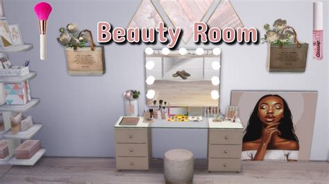 Pink Glamorous Beauty Room The Sims 4 Speed Build Cc Links