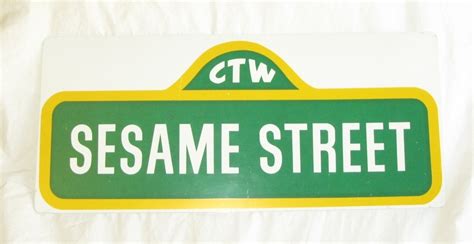 Sesame Street Sign Collectors Weekly