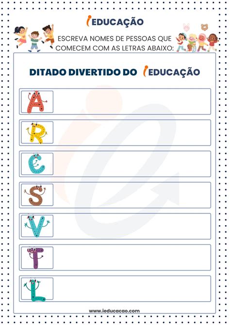 Ditado De Palavra Difícil