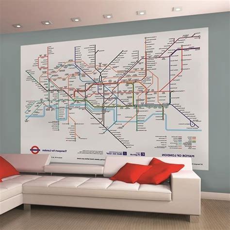 2023 Popular Tube Map Wall Art