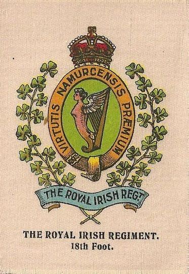 Royal Irish Regiment 18th Foot Silk Cigarette Card Issued By