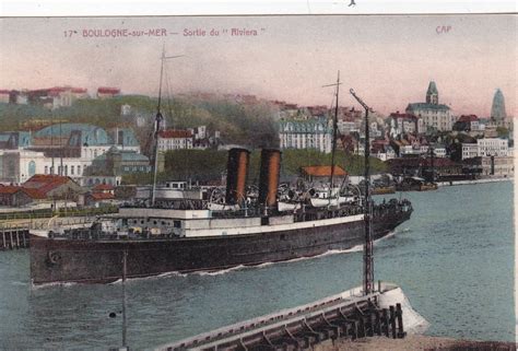 Boulogne Sur Mer Sortie De Riviera France Postcard Unused Vgc On Ebid