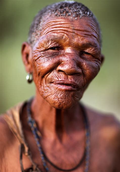 Old Woman Bushmen Botswana An Old African Woman From The Flickr