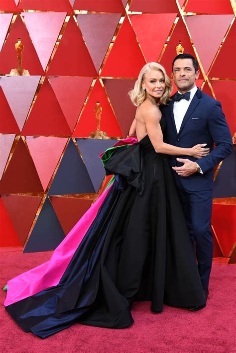 Kelly Ripas Christian Siriano Dress At The 2018 Oscars Popsugar Fashion