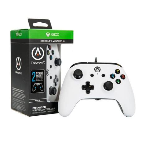 Powera Enhanced Wired Controller For Xbox One White
