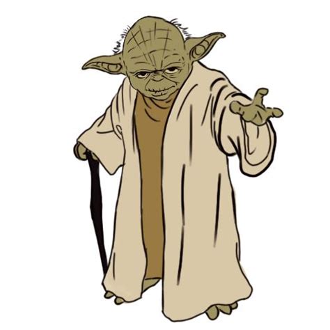 Draw Yoda From Star Wars Yoda Drawing Star Wars