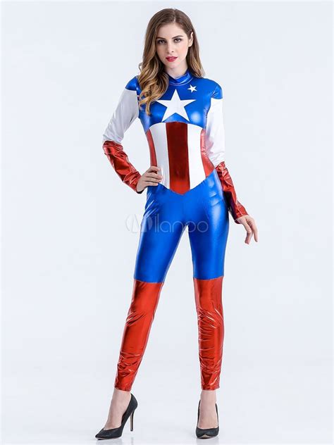 Halloween Adult Supergirl Jumpsuit Costume