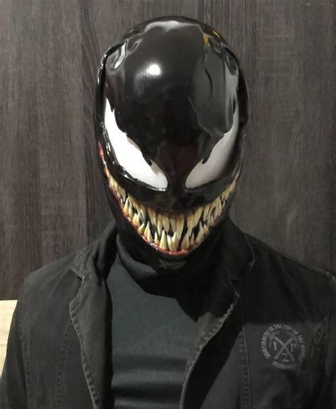 Venom Mask 2018 Hq Resin Extreme Details Etsy Cool Masks Futuristic Helmet Mask