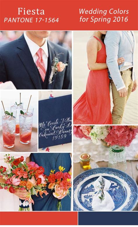 Top 10 Wedding Colors For Spring 2016 Trends From Pantone