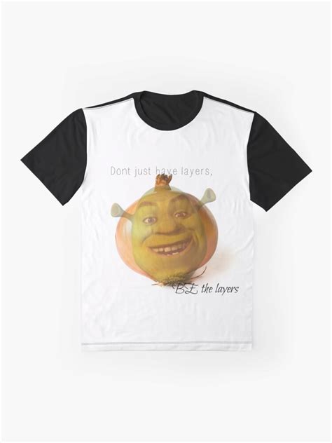 Shrek Is An Onion Meme T Shirt By Queendany Redbubble