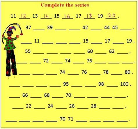 Missing Number Games | Complete the Series in Order | Numbers in
