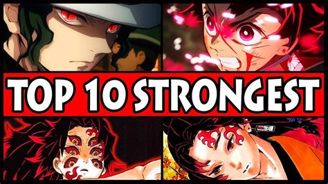 Top 10 Strongest Demon Slayer Characters Kimetsu No Yaiba 10