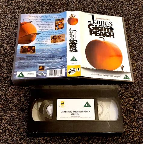 Roald Dahl James And The Giant Peach New And Sealed Pal Vhs Video Kids