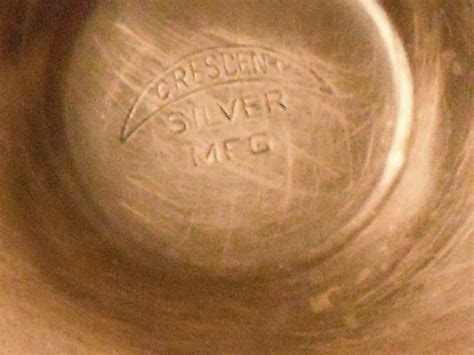 Crescent Silver Mfg Goblet Msha 1969 Antique Appraisal