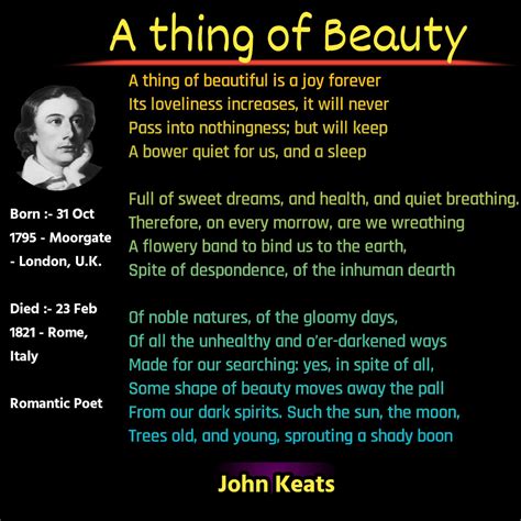 A Thing of Beauty-By John Keats