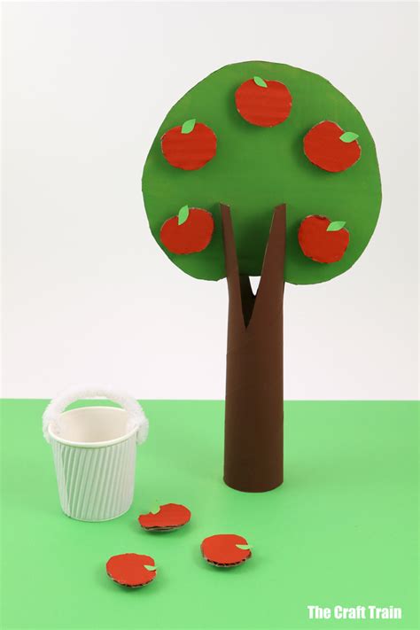 Cardboard Apple Tree Craft The Craft Train