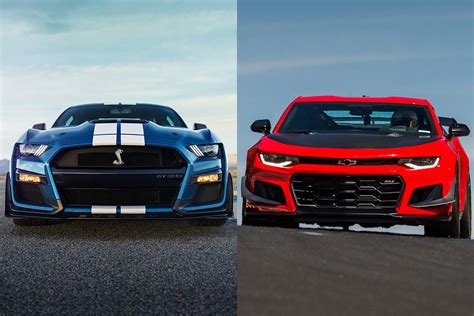 2020 Ford Mustang Vs 2020 Chevrolet Camaro Which Is Better Autotrader