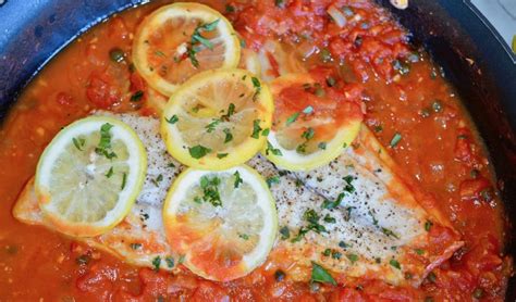 Steamed Chilean Sea Bass In Tomato Caper Sauce Food Life Love