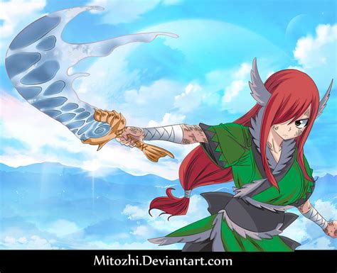 Fairy Tail 458 Erza By Mitozhi On Deviantart