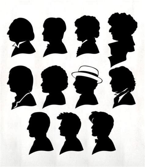 Doctor Who Silhouettes I Think I Need To Die Cut This Doctor Who Party