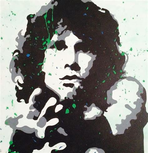 Jim Morrison From The Doors Painting Acrylic On Canvas By Ryan Watts