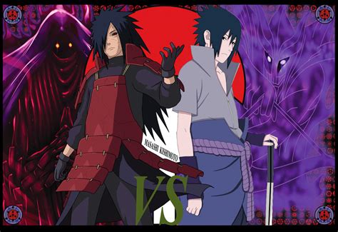 Wallpaper Naruto Sasuke Vs Madara