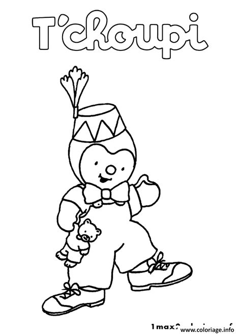 Coloriage Tchoupi Et Doudou 35 Dessin