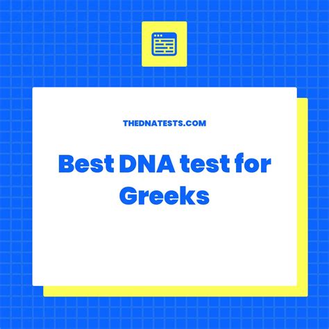 Best Dna Test For Greeks