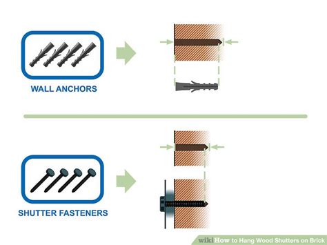 How To Hang Wood Shutters On Brick 13 Steps With Pictures