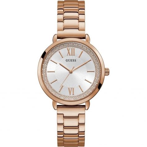 Ladies Rose Gold Plated Posh Watch W1231l3 Ladies Watches From